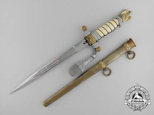 Kriegsmarine 2nd model Eickhorn etched dagger- Need Authentication