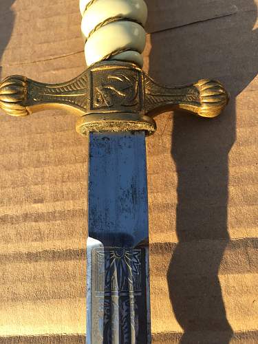 Kriegsmarine 2nd model Eickhorn etched dagger