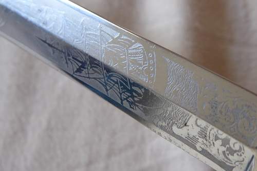 Imperial Navy cadets dagger by WKC personalised v.Tschammer
