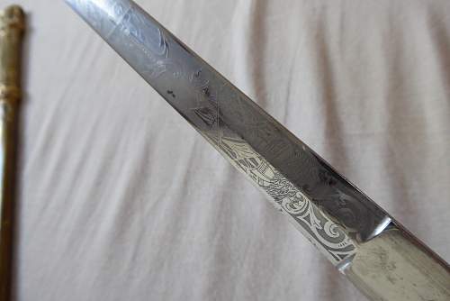 Imperial Navy cadets dagger by WKC personalised v.Tschammer