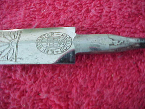 Kriegsmarine 2nd model Hörster blade - Need Authentication