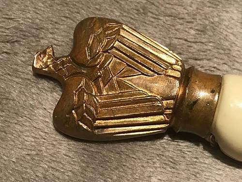 Kriegsmarine 2nd model unmarked dagger buckle ID disc and hangers for sale