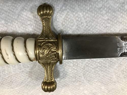 Kriegsmarine 2nd model WKC etched reproduction dagger