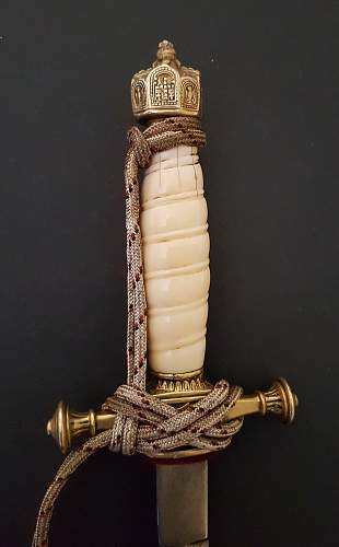 Imperial navy dagger, personalized.