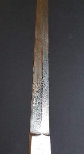 Imperial navy dagger, personalized.