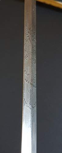 Imperial navy dagger, personalized.