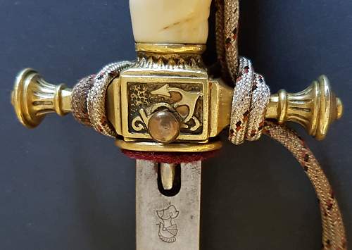 Imperial navy dagger, personalized.