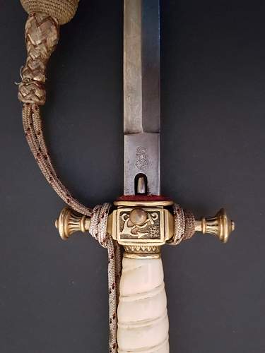 Imperial navy dagger, personalized.