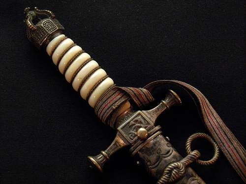 Imperial navy dagger, personalized.