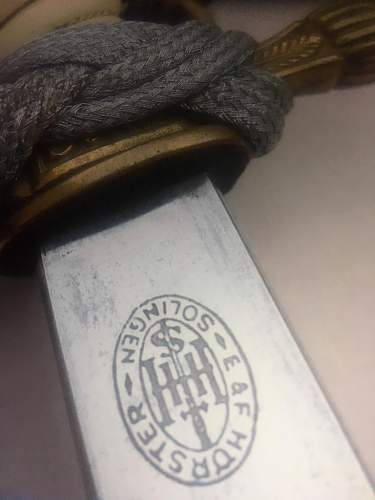 Kriegsmarine 2nd model Hörster etched dagger - Need Authentication