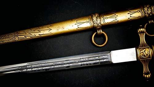 Kriegsmarine 2nd model Eickhorn etched dagger - Need Authentication