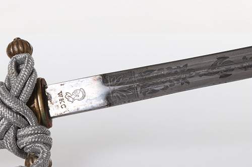 Kriegsmarine WKC etched dagger Need Authentication