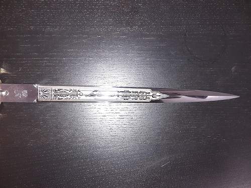 Kriegsmarine 2nd model Eickhorn etched dagger - Need Authentication