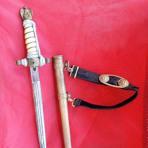 Kriegsmarine 2nd model Paul Weyersberg etched dagger - Need Authentication