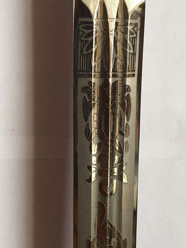 Kriegsmarine 2nd model WKC etched dagger for sale