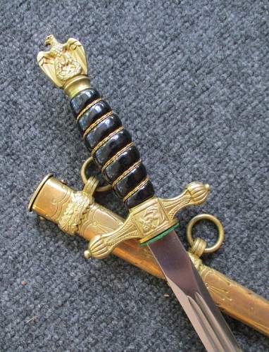 Kriegsmarine 2nd model &quot;Funeral&quot; dagger - Need Authentication