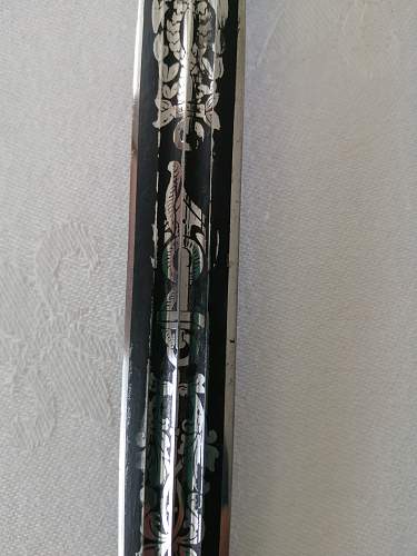 Kriegsmarine 2nd model Paul Weyersberg etched dagger - Need Authentication