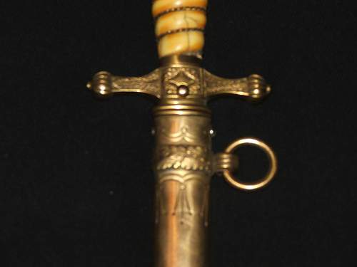 Kriegsmarine 2nd model Alcoso etched dagger