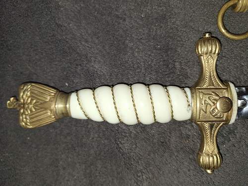 Kriegsmarine dagger without a manufacturer, please help.