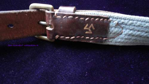 Kriegsmarine 2nd model Eickhorn dagger with portepee hangers and belt