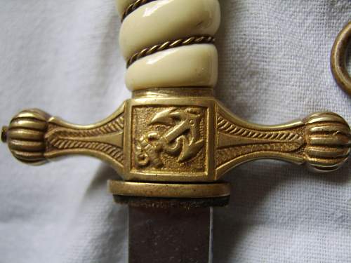 Kriegsmarine 2nd model Paul Weyersburg dagger with etched blade... Mint or Salty ?