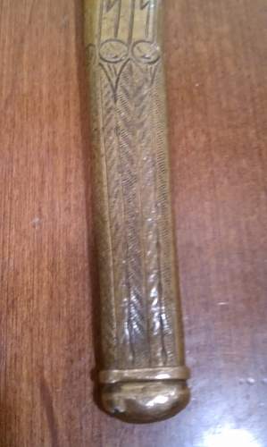 Kriegsmarine 2nd model Eickhorn etched dagger with portepee