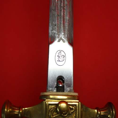 Imperial Kriegsmarine Eickhorn etched reproduction dagger