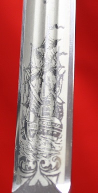 Imperial Kriegsmarine Eickhorn etched reproduction dagger