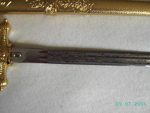 Kriegsmarine 2nd model Hörster reproduction dagger