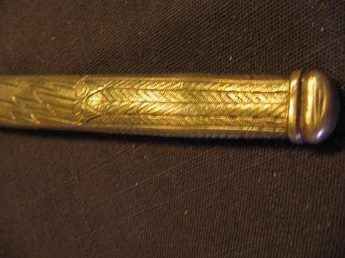 KM Kriegsmarine 2nd model Eickhorn etched dagger with portepee