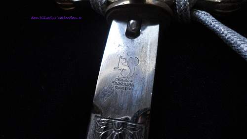 Kriegsmarine 2nd model Eickhorn etched dagger