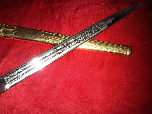 Kriegsmarine 1st model Hörster reproduction dagger - Learning, Sharing &amp; Knowledge