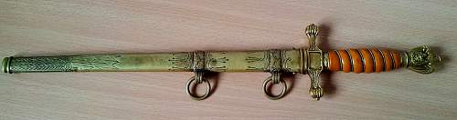 Kriegsmarine 2nd model Alcoso reproduction dagger