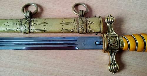 Kriegsmarine 2nd model Alcoso reproduction dagger