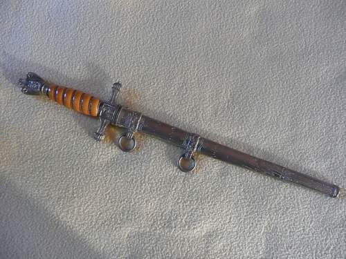 Kriegsmarine 2nd model Eickhorn etched dagger