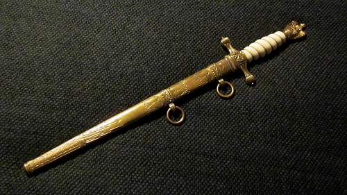 Kriegsmarine 2nd model Eickhorn reproduction dagger