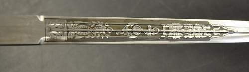 Kriegsmarine 2nd model Eickhorn etched dagger - Need Authentication