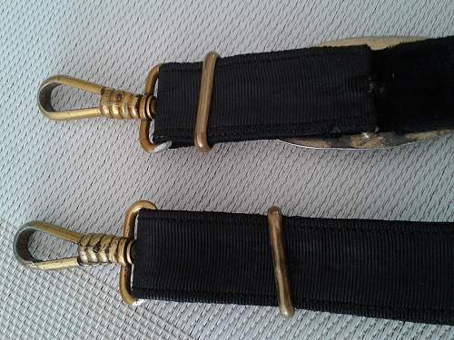 Kriegsmarine Hangers with belt - Need Authentication