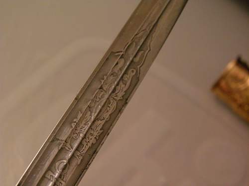 Kriegsmarine 2nd model Eickhorn etched dagger with hangers - Need Authentication