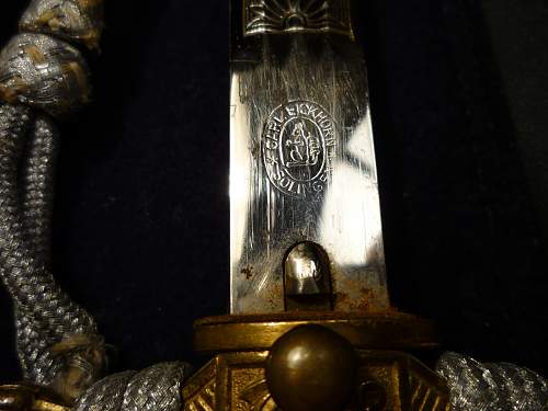 Kriegsmarrine 2nd model Klaas U-Boat etched dagger and WKC Eickhorn daggers collection