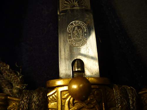 Kriegsmarrine 2nd model Klaas U-Boat etched dagger and WKC Eickhorn daggers collection