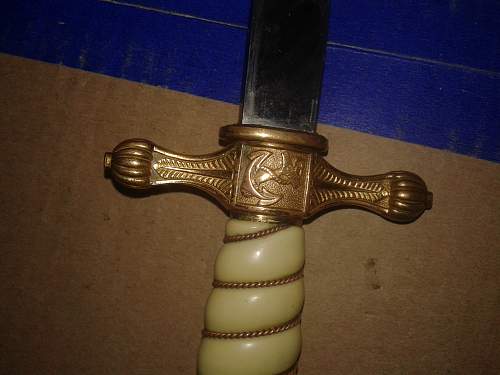 Kriegsmarine 2nd model Eickhorn etched dagger - Need Authentication