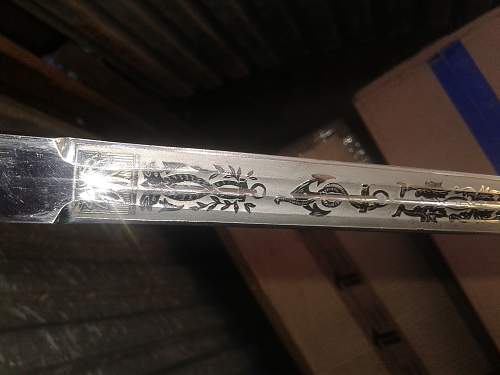 Kriegsmarine 2nd model Eickhorn etched dagger - Need Authentication