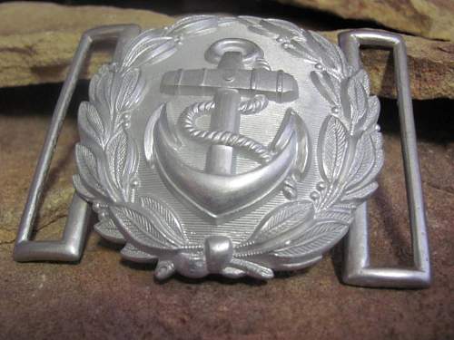 Kriegsmarine admin buckle by Emil Juttner?