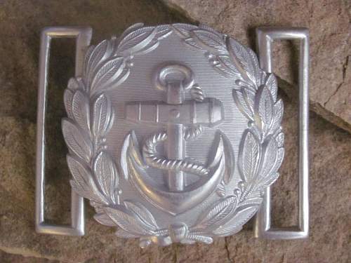 Kriegsmarine admin buckle by Emil Juttner?