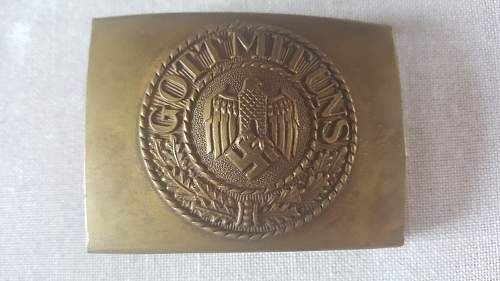 Kriegsmarine buckle