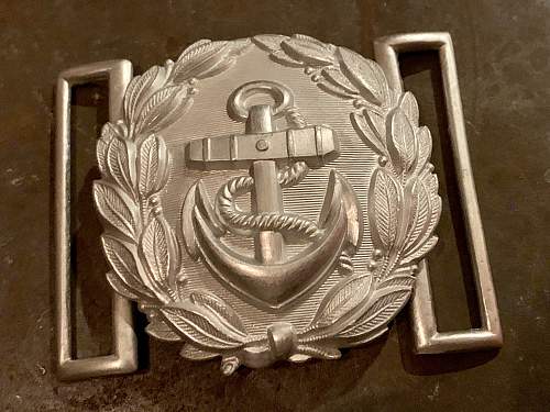 Kriegsmarine (Naval) Administration Buckle