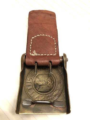 kriegsmarine buckle unmarked.