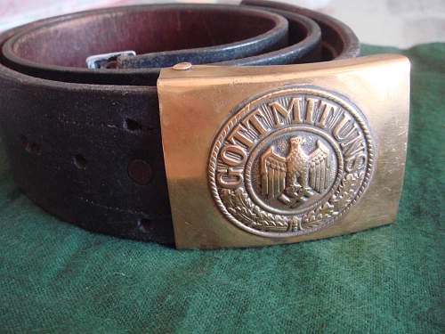 Kriegsmarine Buckle By R.S. &amp; S.