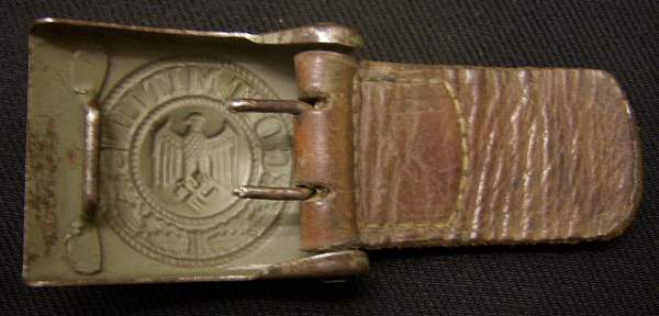 Green Steel Kriegsmarine buckle